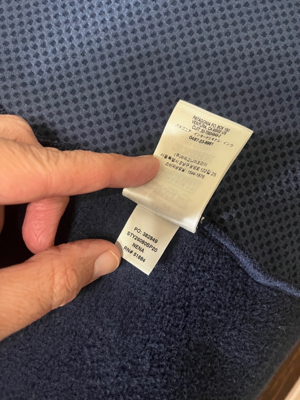 Patagonia Navy Full-Zip Nena Jacket - Picture 10 of 15